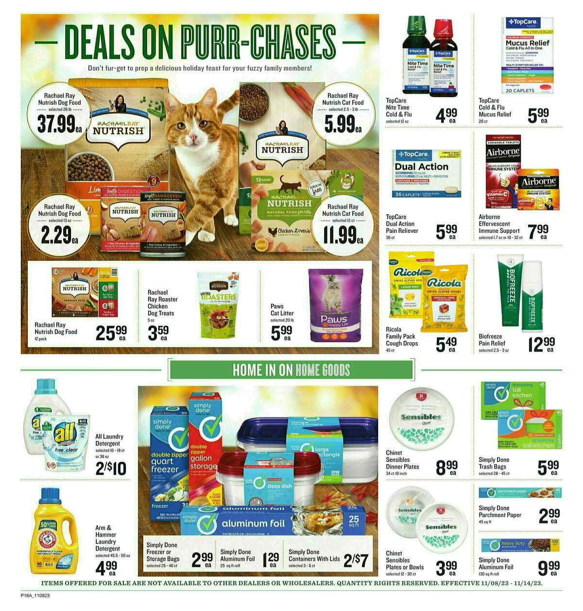 Lowes Foods Weekly Ad from November 8