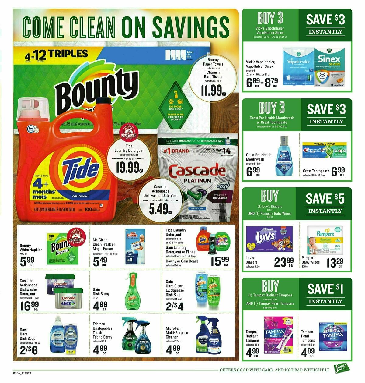 Lowes Foods Weekly Ad from November 15