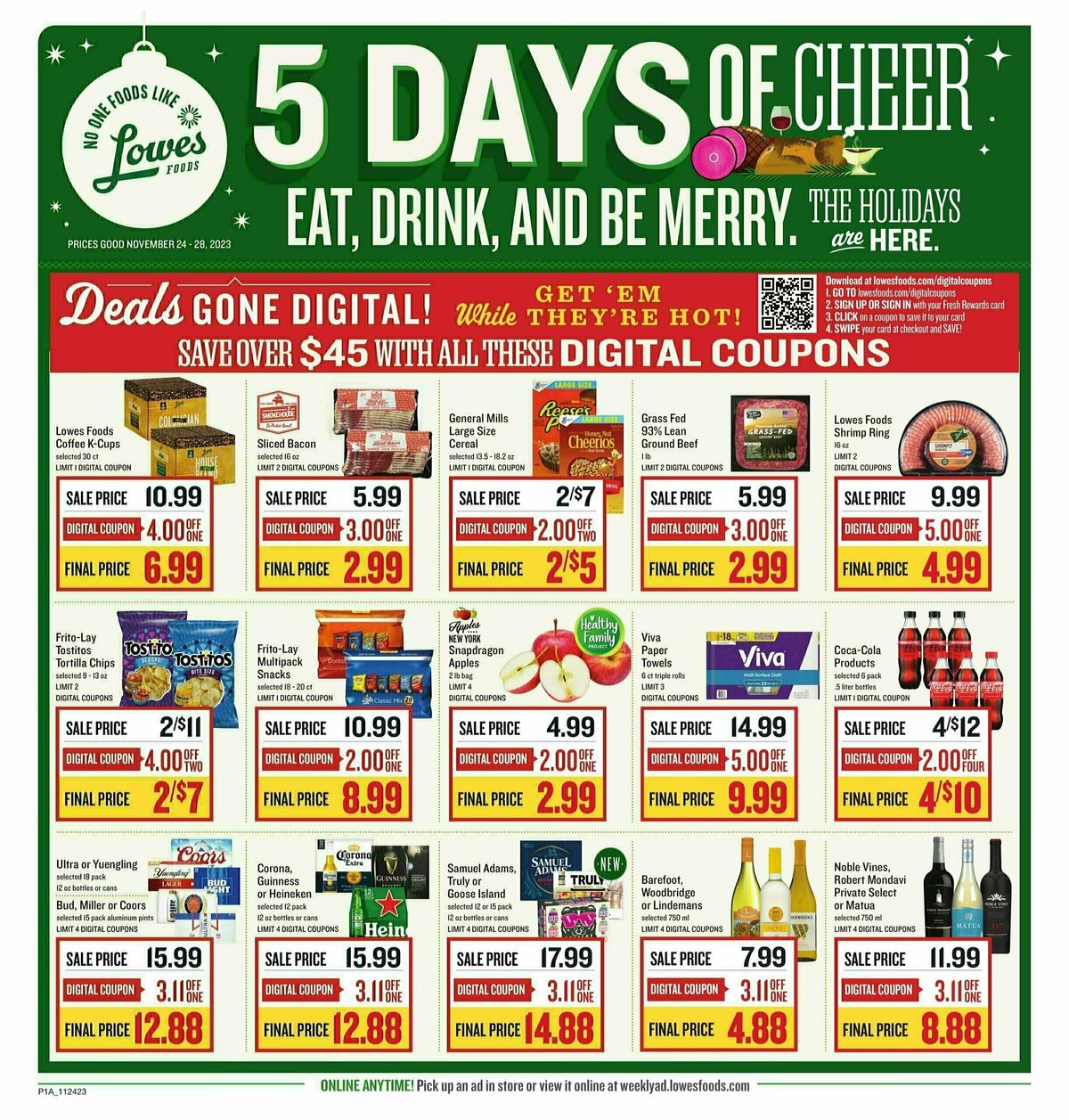 Lowes Foods Weekly Ad from November 24