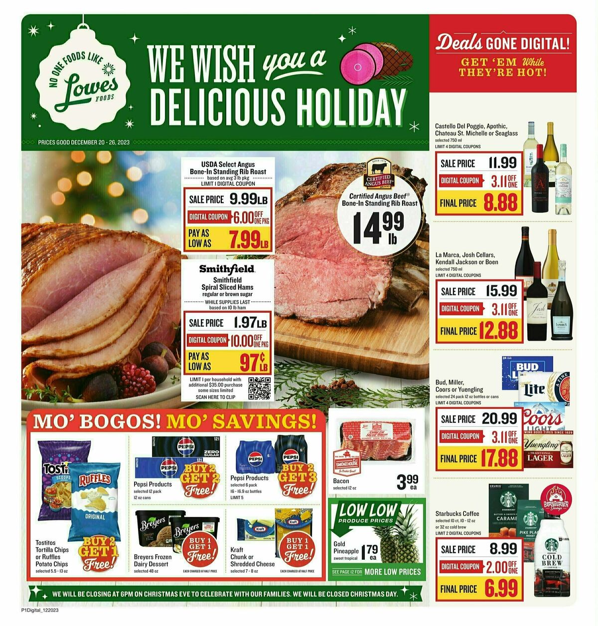 Lowes Foods Weekly Ad from December 20