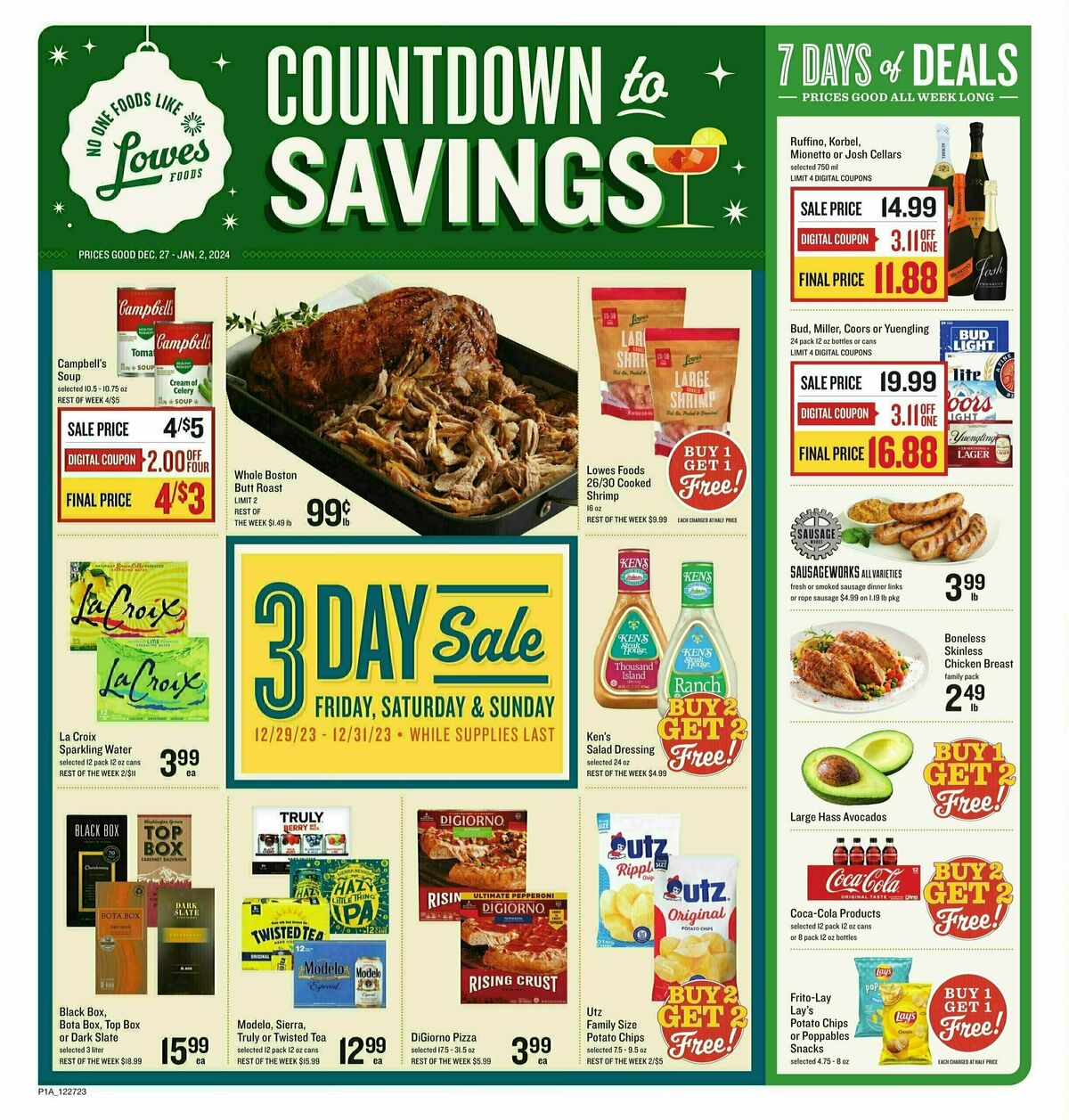 Lowes Foods Weekly Ad from December 27