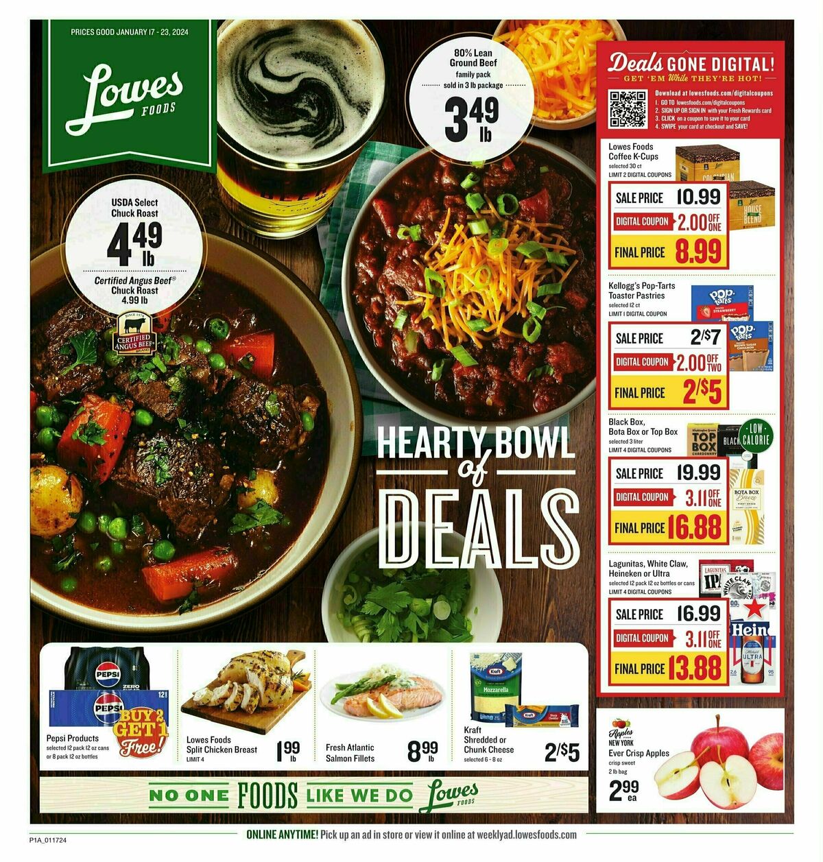 Lowes Foods Weekly Ad from January 17