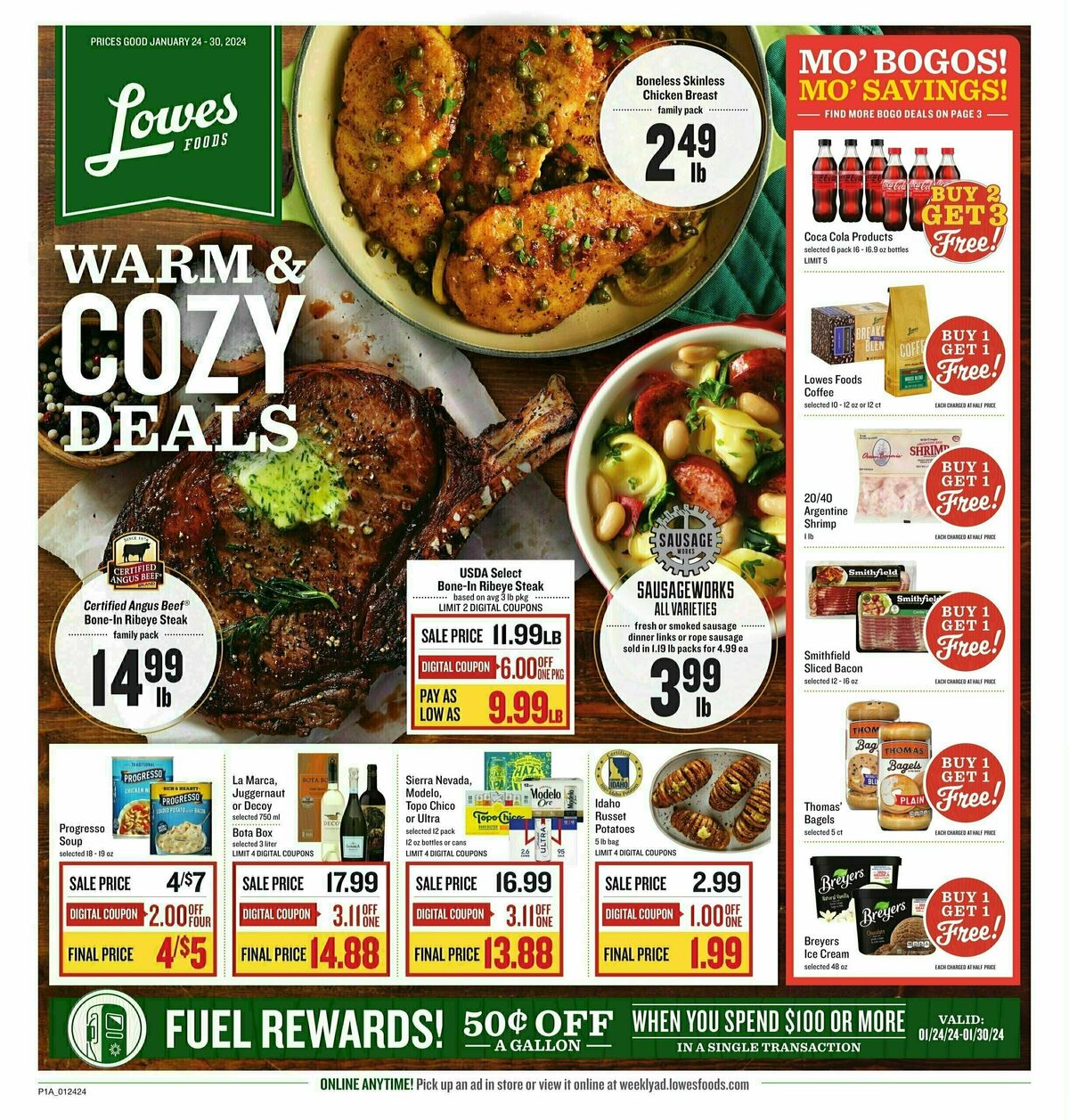 Lowes Foods Weekly Ad from January 24