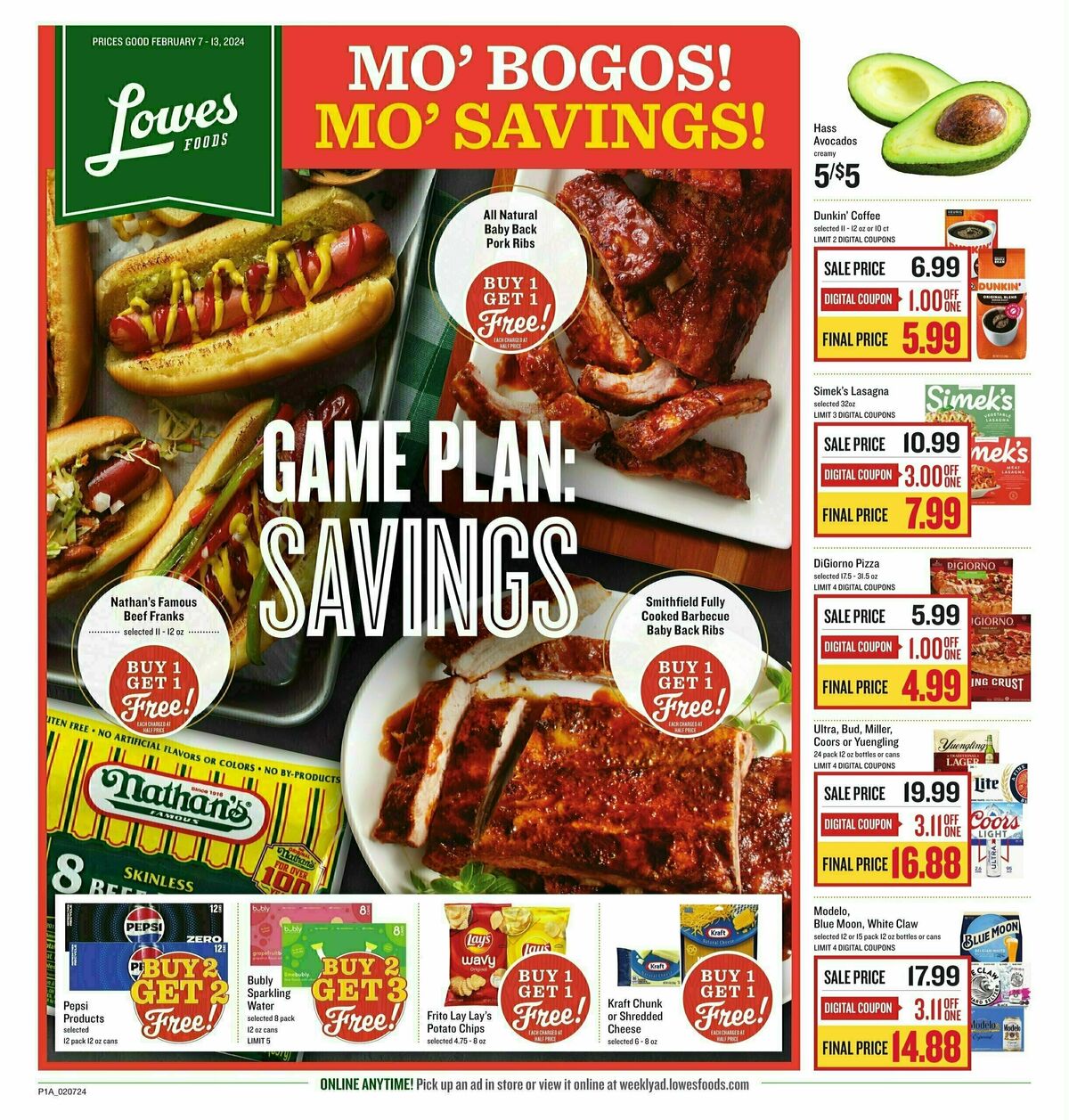 Lowes Foods Weekly Ad from February 7
