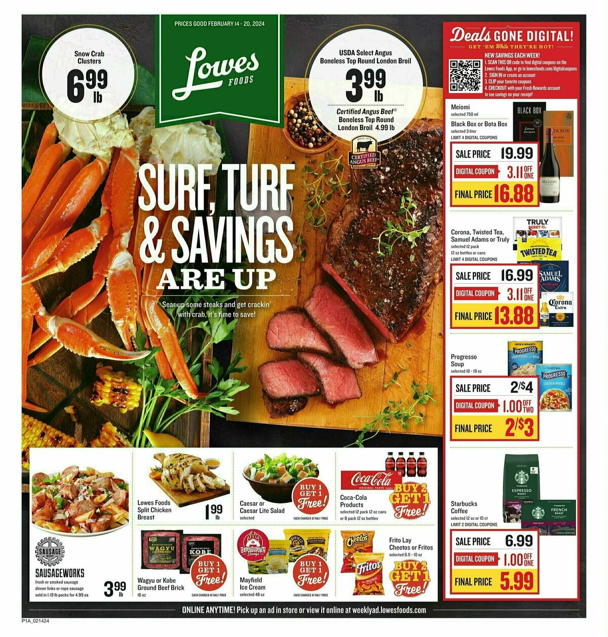Lowes Foods Weekly Ad from February 14