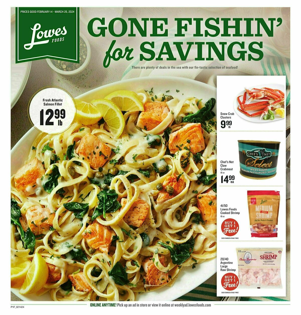 Lowes Foods Lent Weekly Ad from February 14
