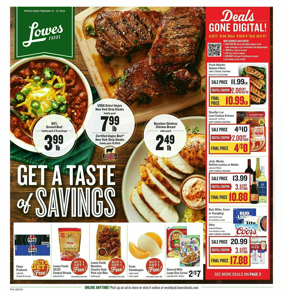 Lowes Foods Weekly Ad from February 21