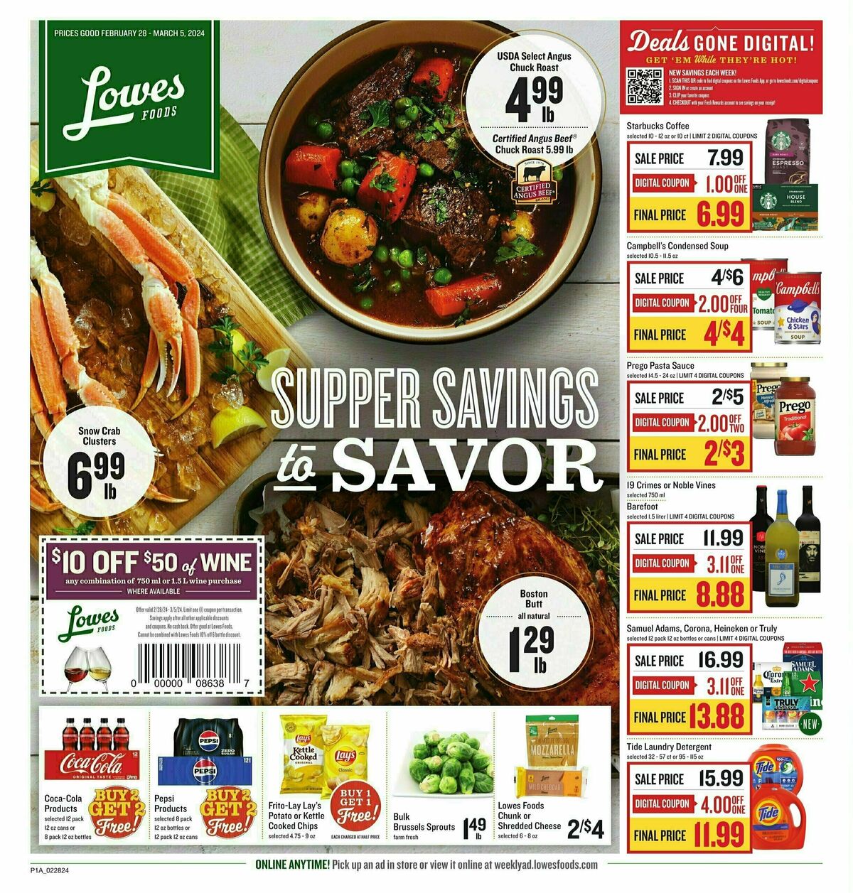 Lowes Foods Weekly Ad from February 28