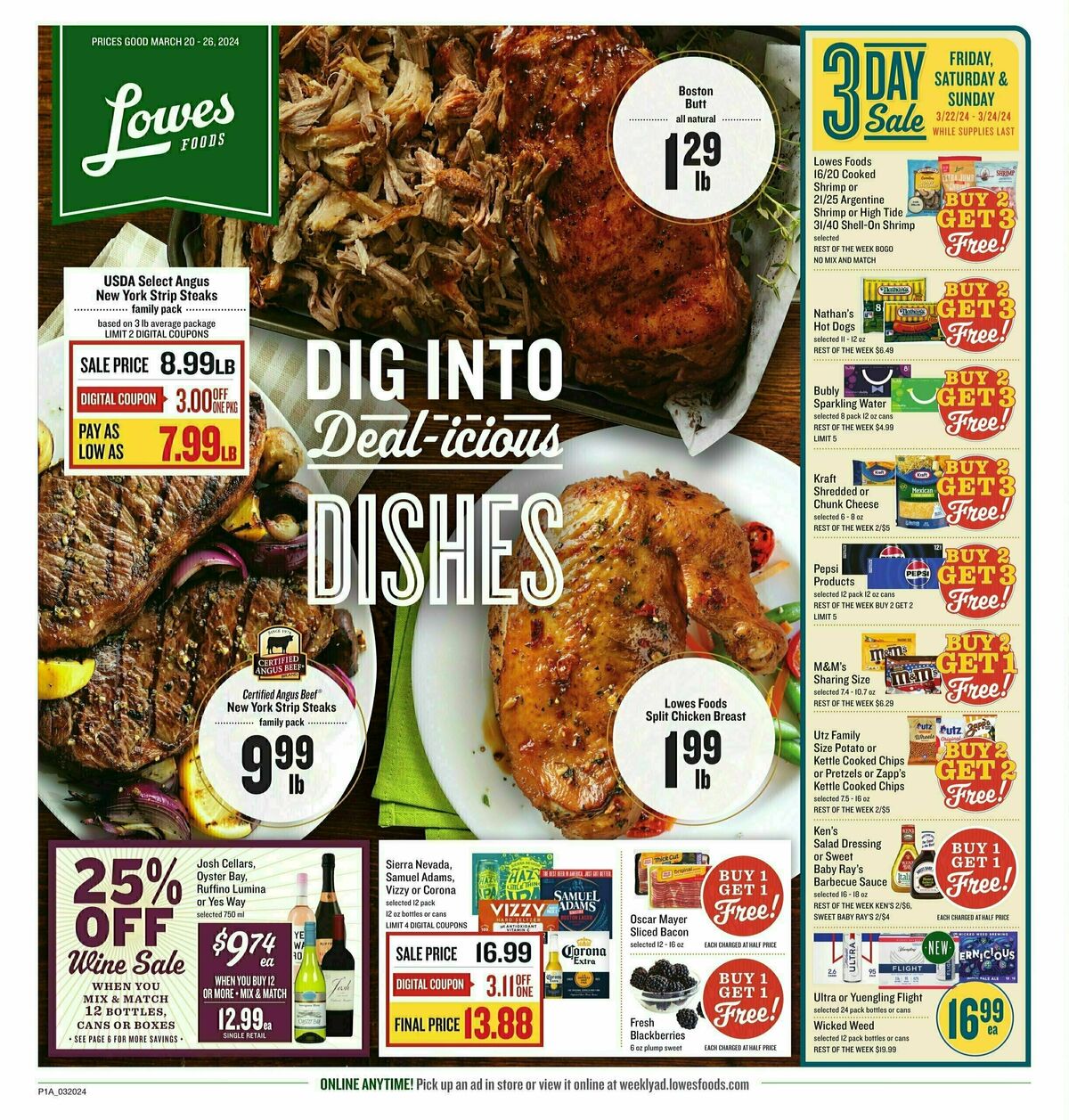 Lowes Foods Weekly Ad from March 20
