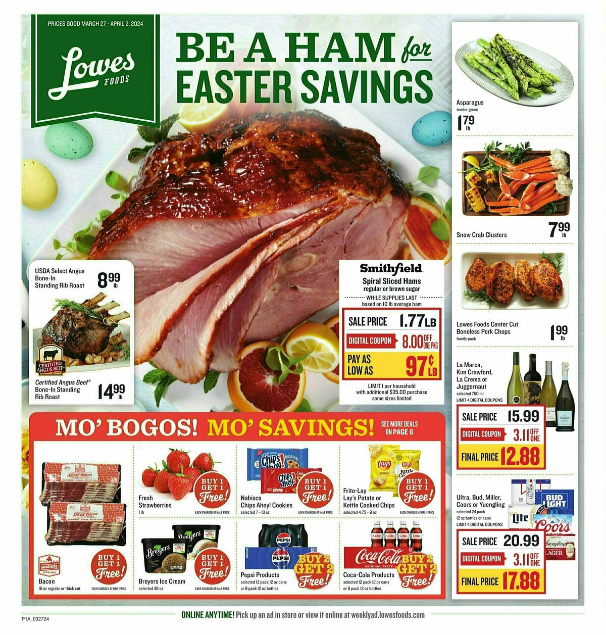 Lowes Foods Weekly Ad from March 27