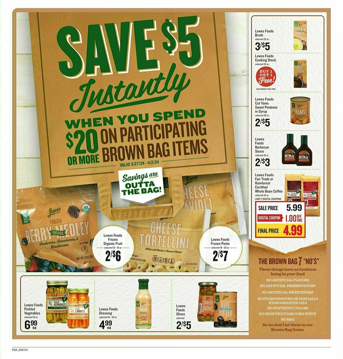 Lowes Foods Weekly Ad from March 27