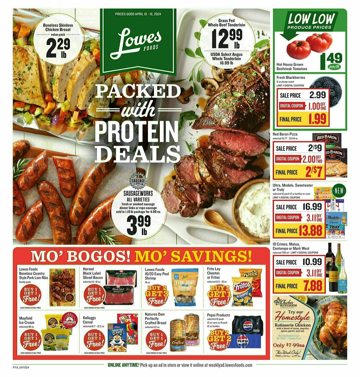 Lowes Foods Weekly Ad from April 10