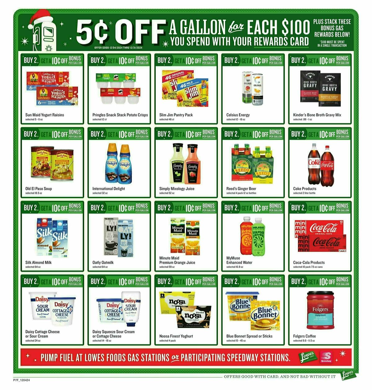 Lowes Foods Holiday Glazing Weekly Ad from December 4