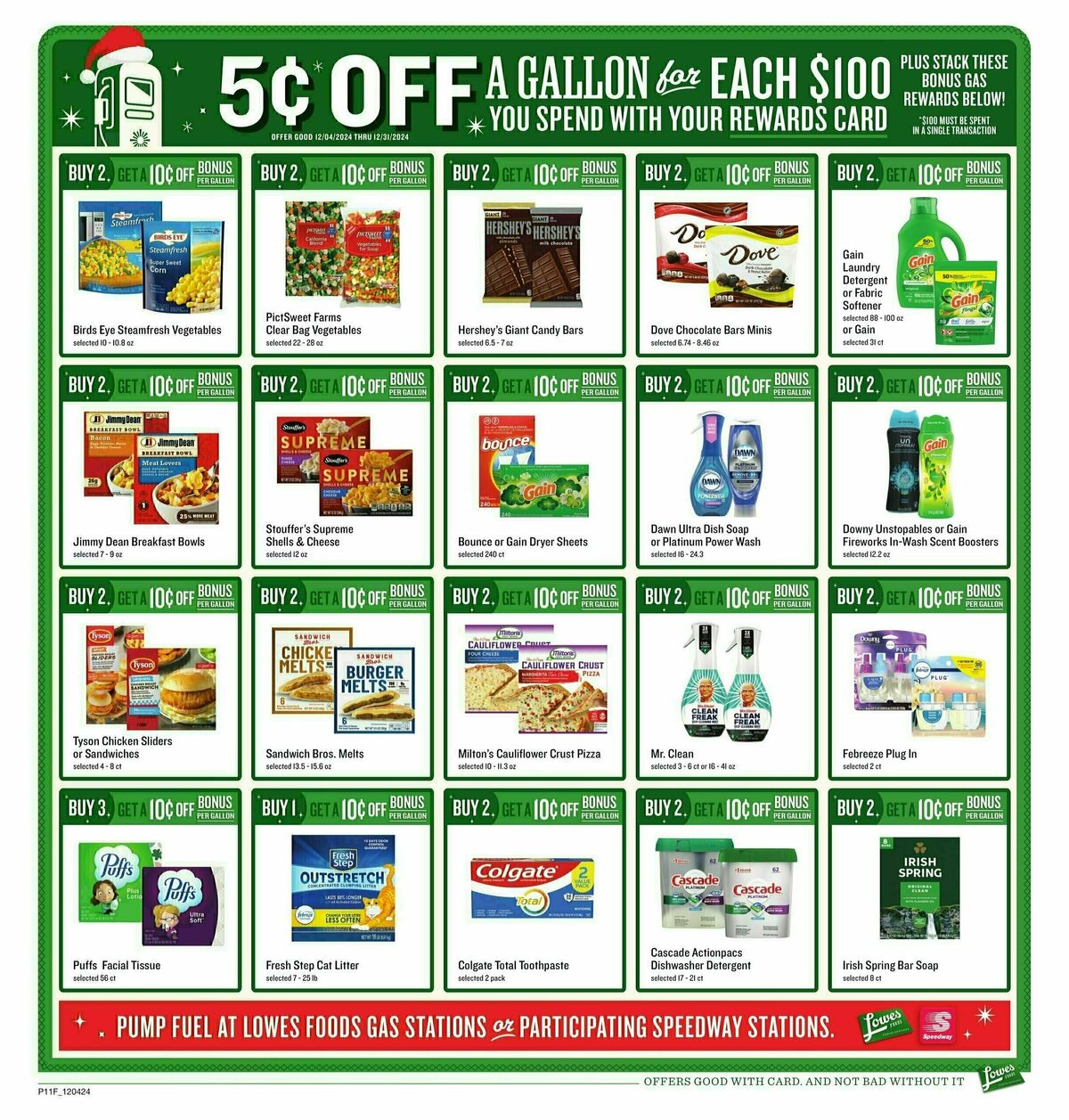 Lowes Foods Holiday Glazing Weekly Ad from December 4