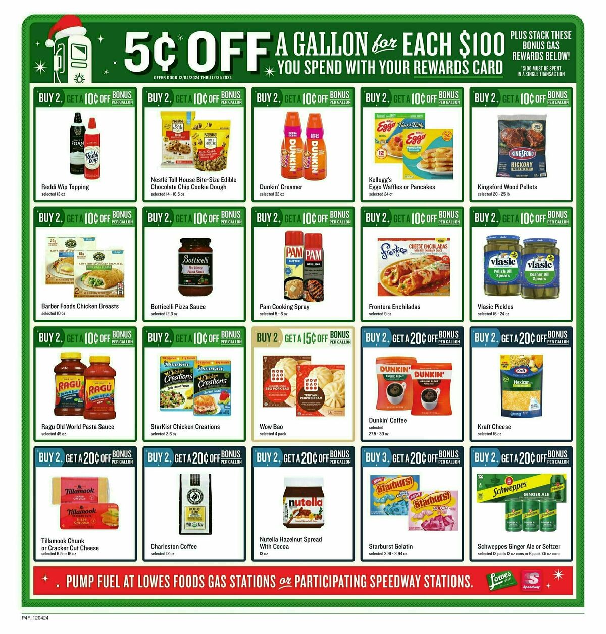 Lowes Foods Holiday Glazing Weekly Ad from December 4