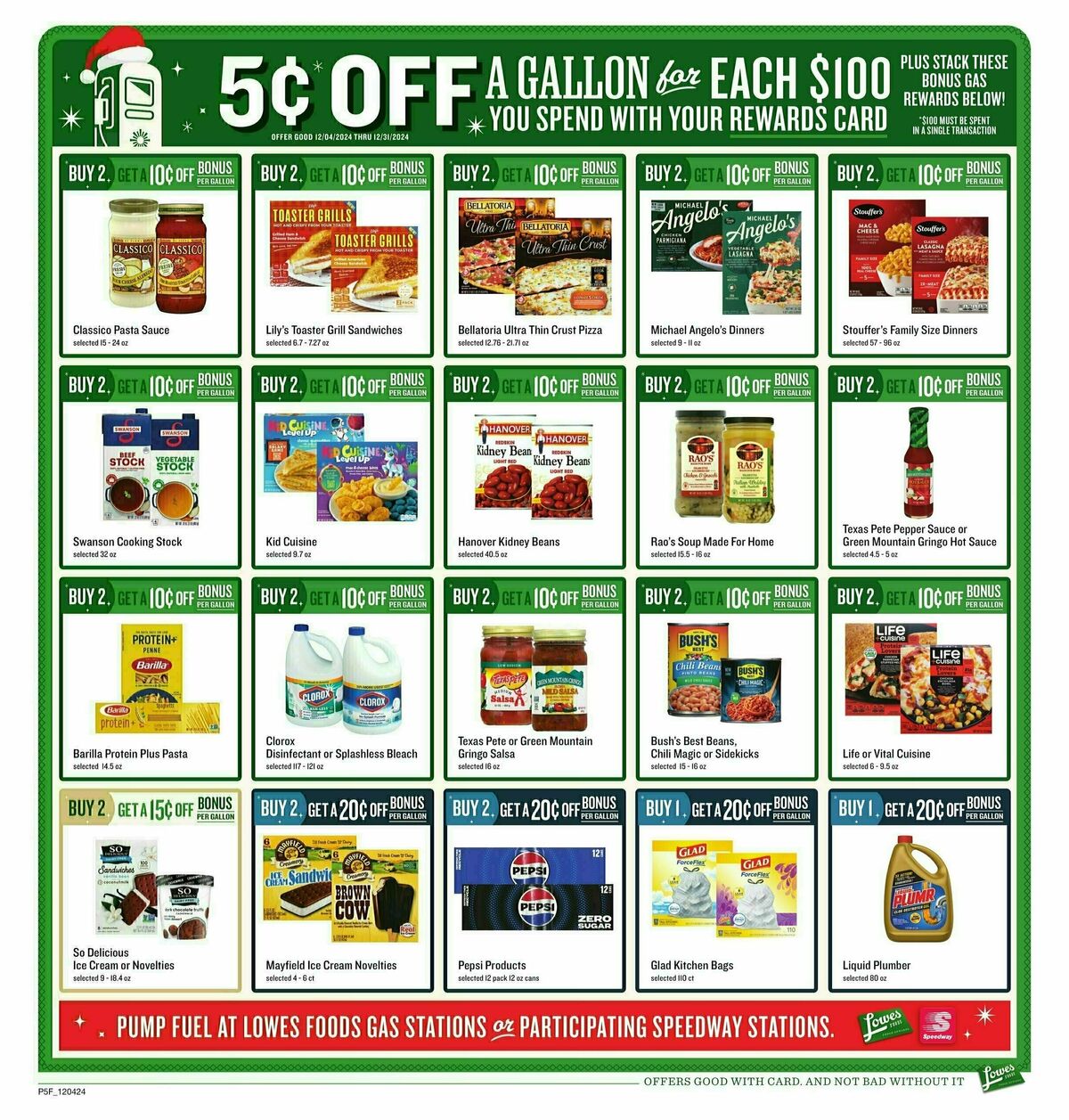 Lowes Foods Holiday Glazing Weekly Ad from December 4