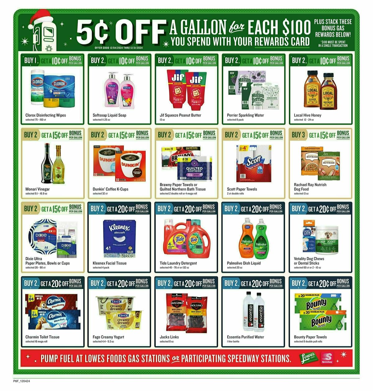 Lowes Foods Holiday Glazing Weekly Ad from December 4