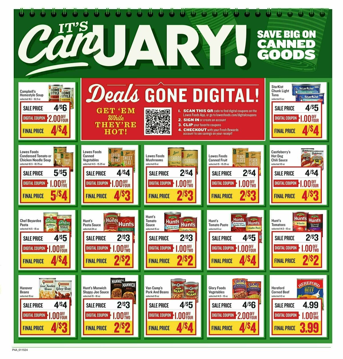 Lowes Foods Weekly Ad from January 15