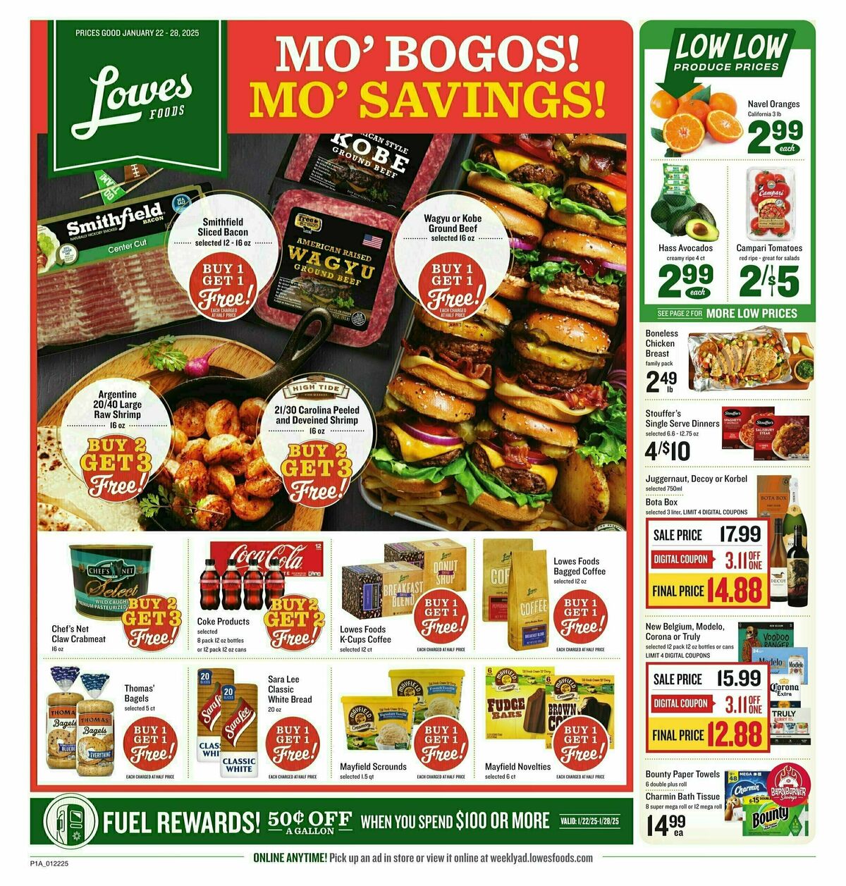 Lowes Foods Weekly Ad from January 22
