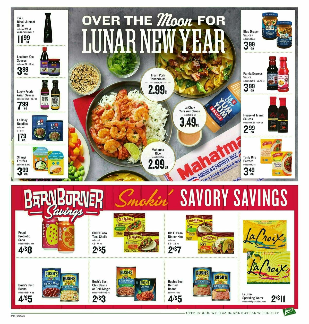 Lowes Foods Game Day Weekly Ad from January 22