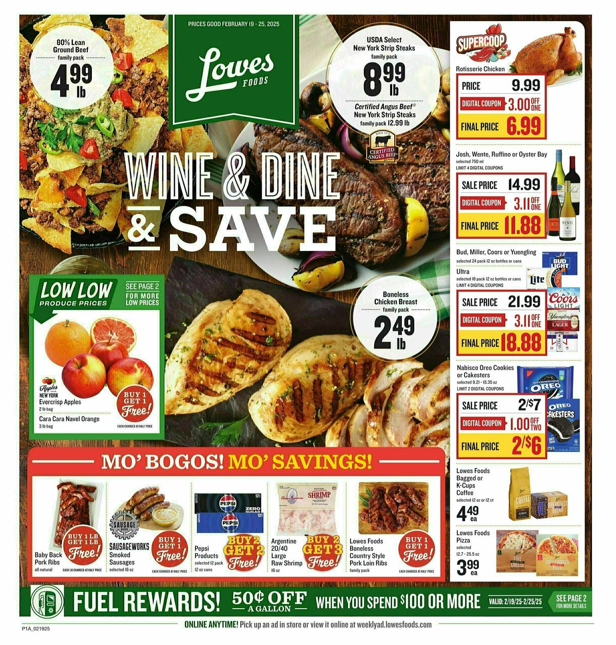 Lowes Foods Weekly Ad from February 19