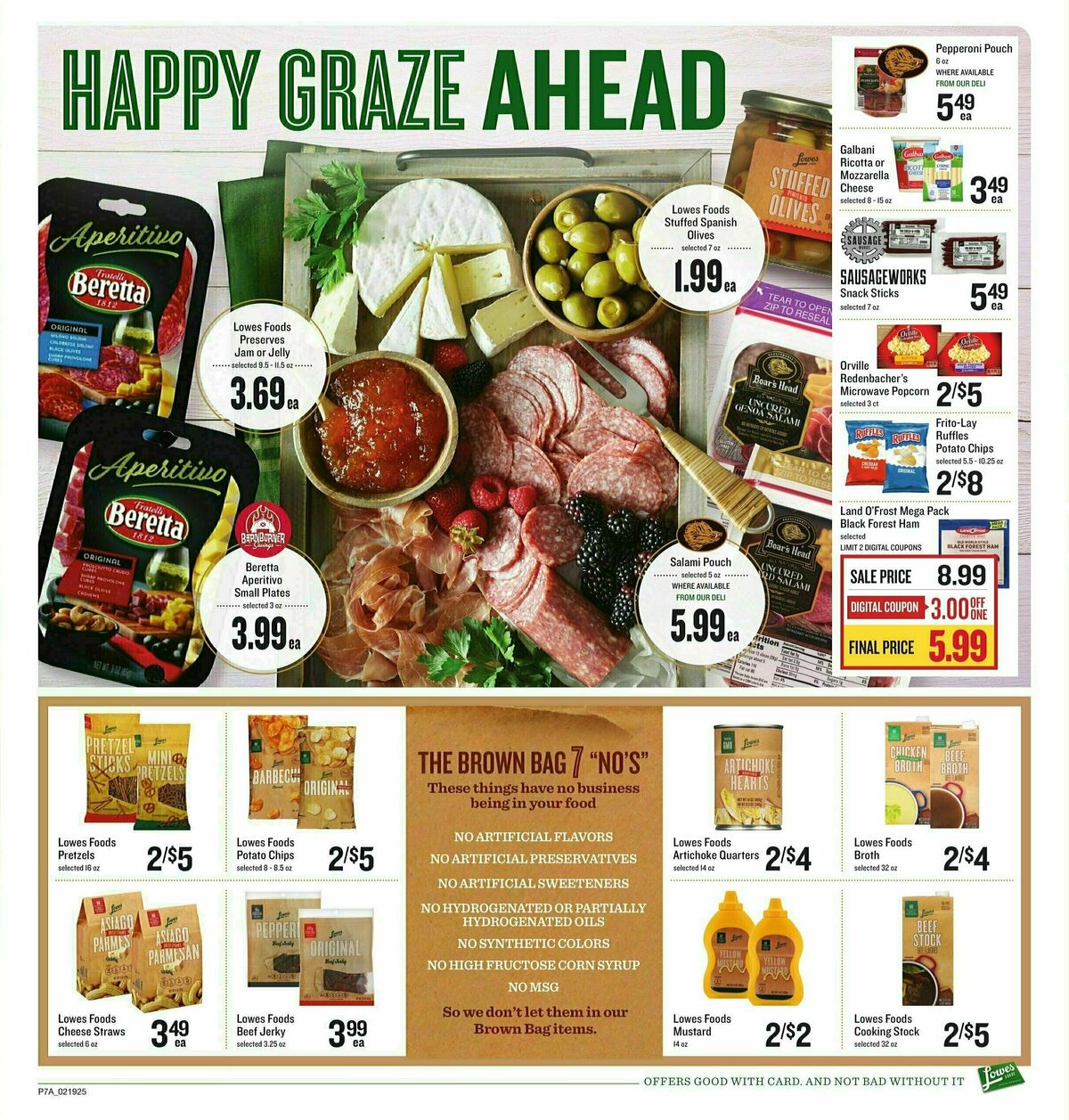 Lowes Foods Weekly Ad from February 19