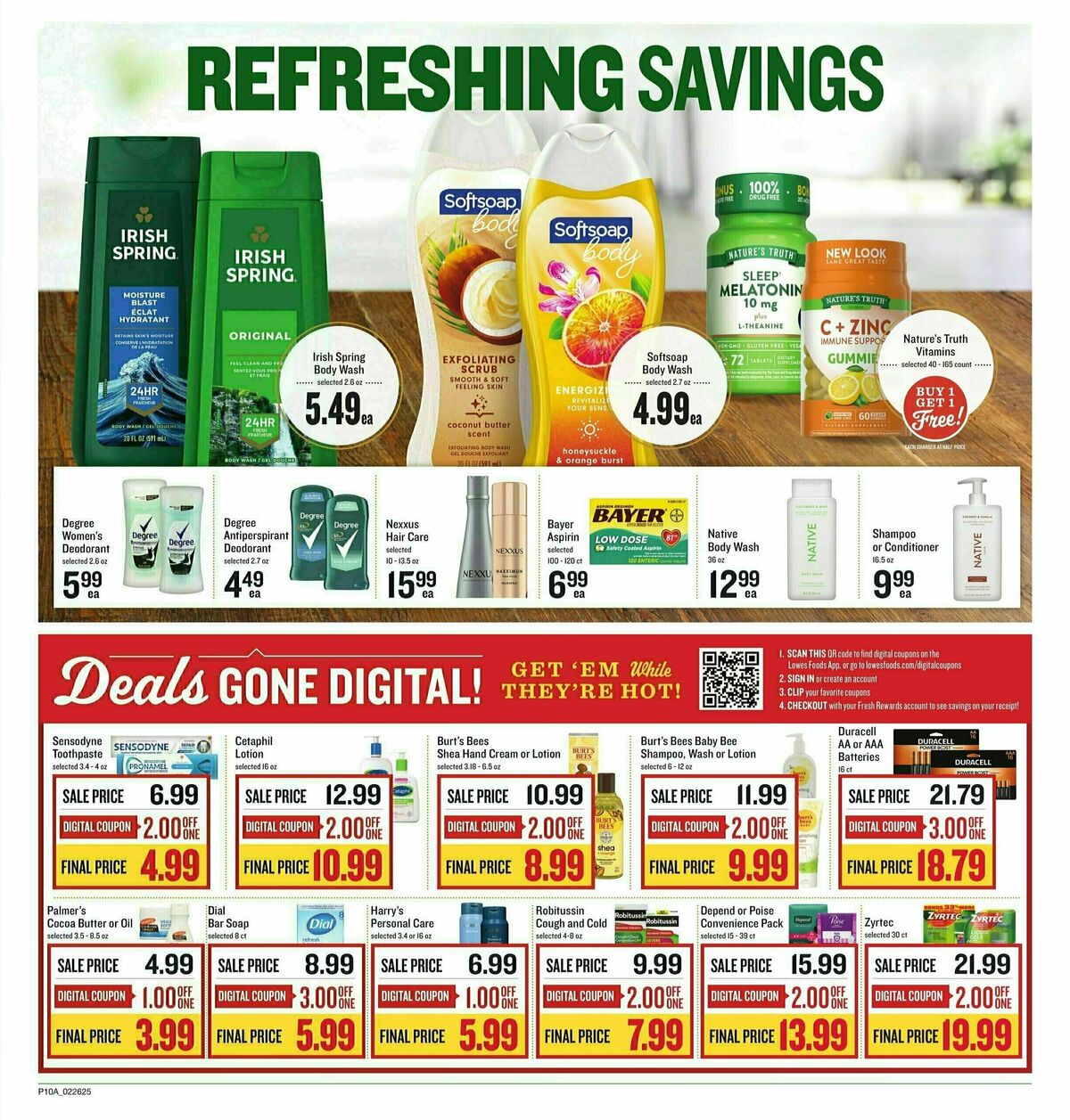 Lowes Foods Weekly Ad from February 26