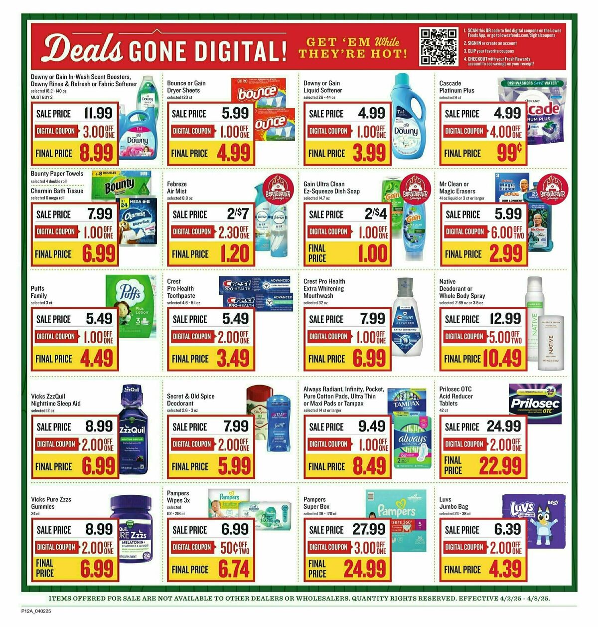 Lowes Foods Weekly Ad from April 2