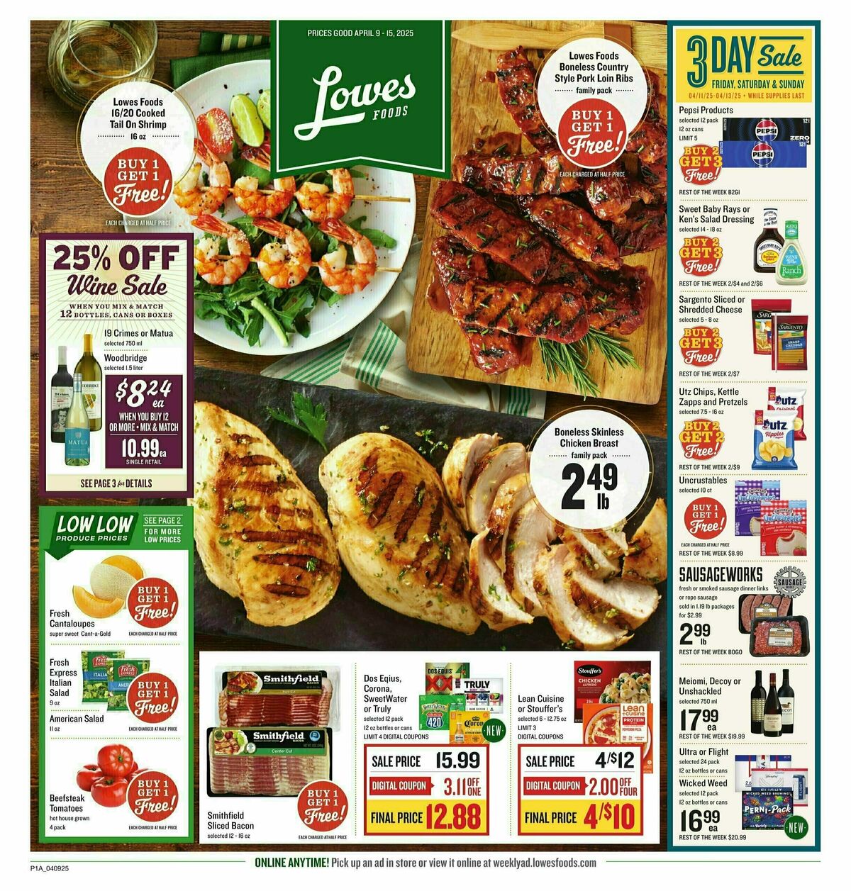 Lowes Foods Weekly Ad from April 9
