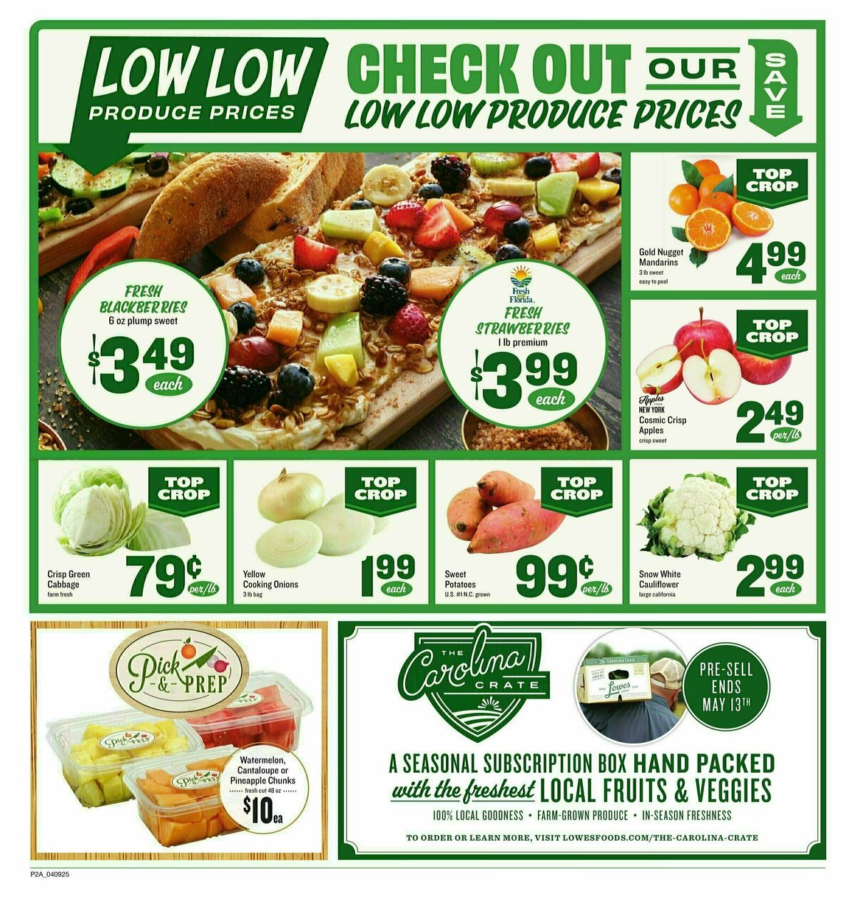 Lowes Foods Weekly Ad from April 9