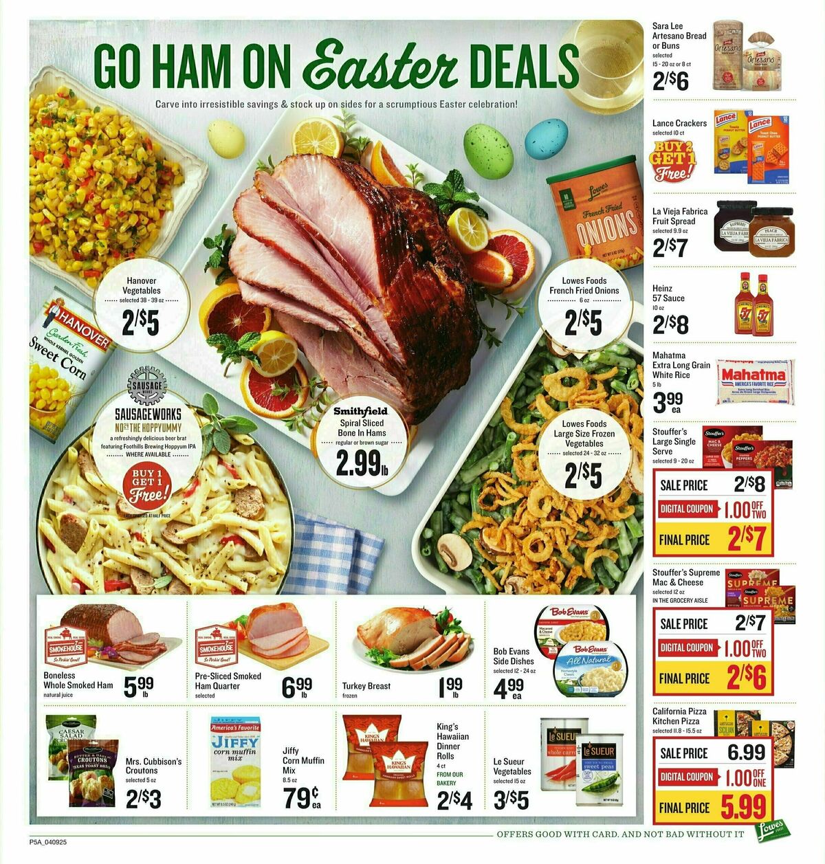 Lowes Foods Weekly Ad from April 9