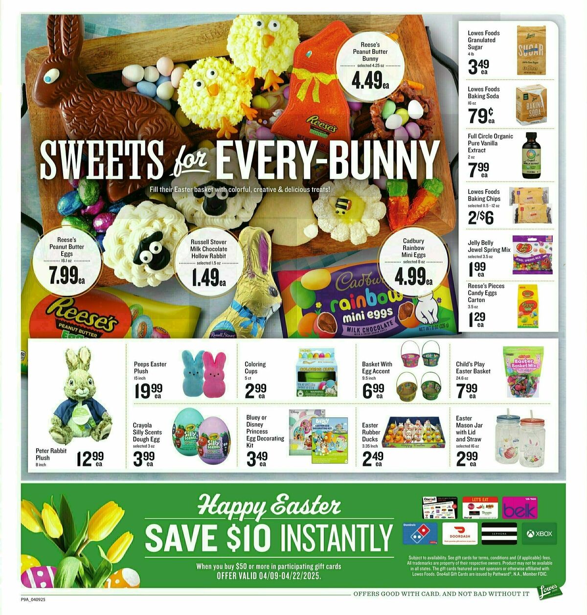 Lowes Foods Weekly Ad from April 9