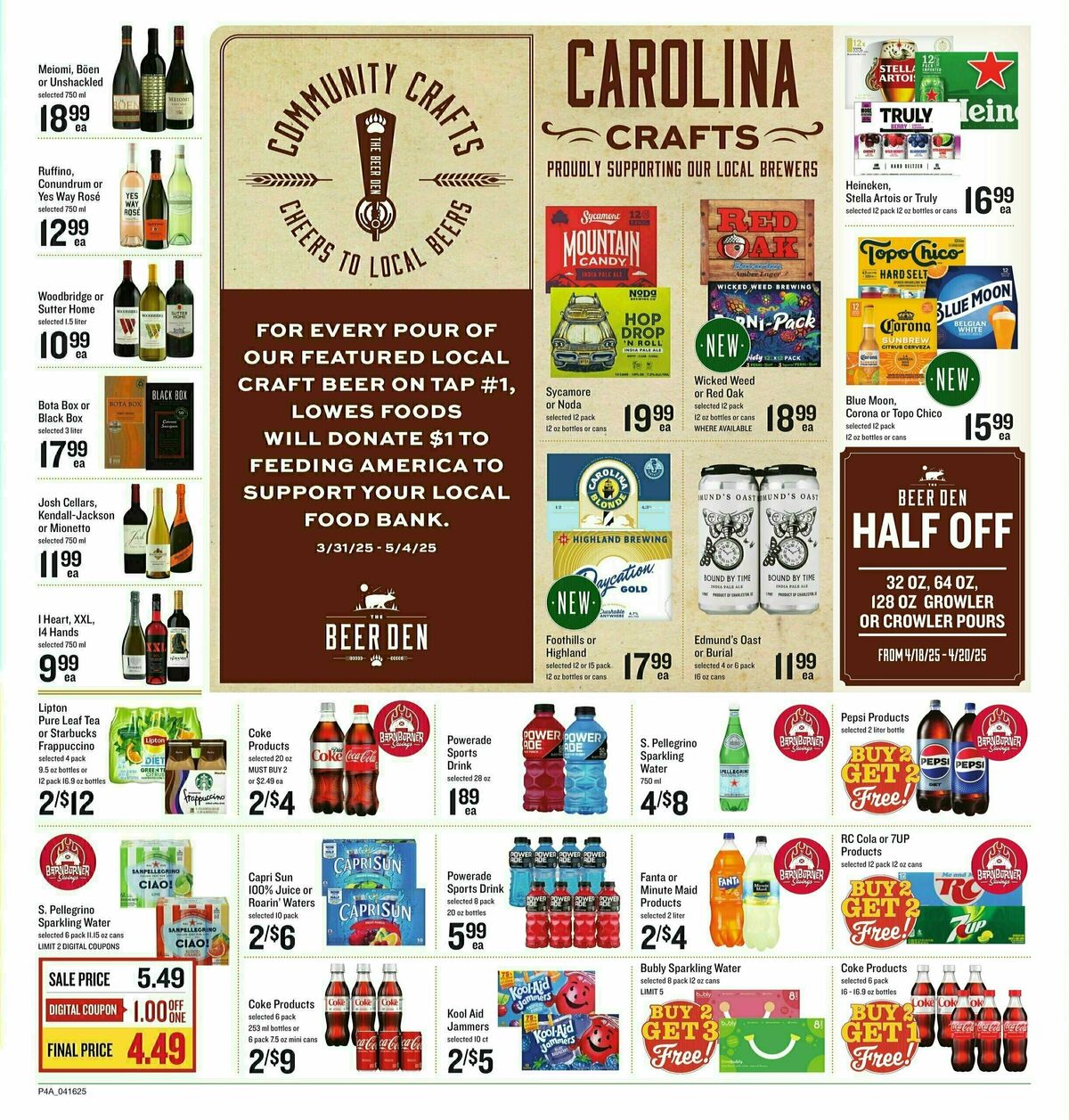 Lowes Foods Weekly Ad from April 16