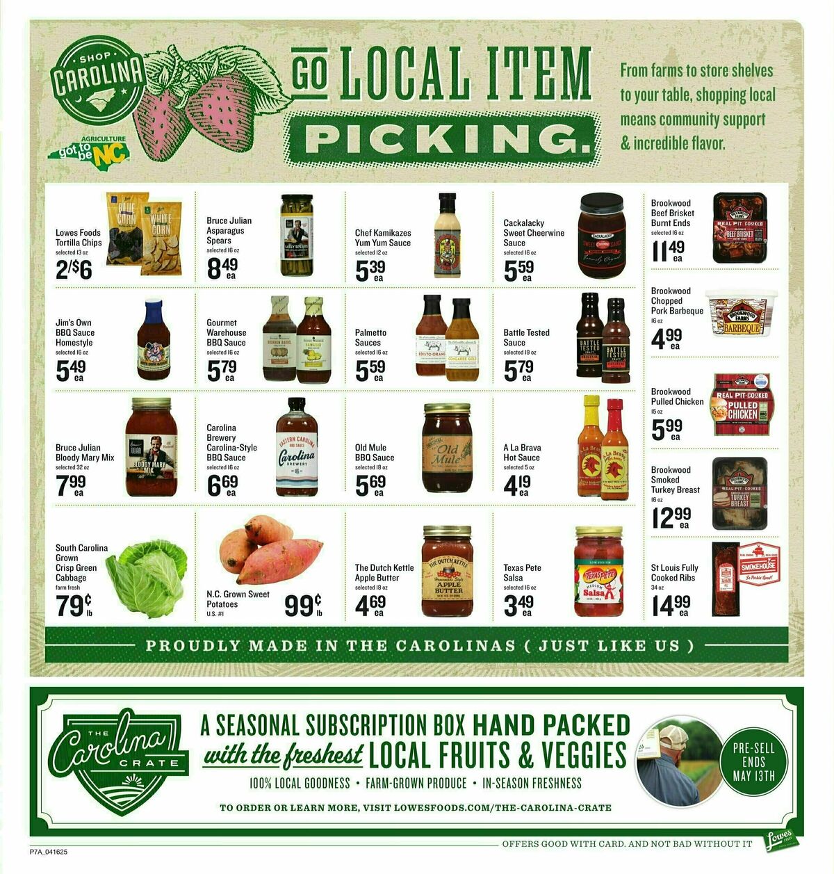 Lowes Foods Weekly Ad from April 16