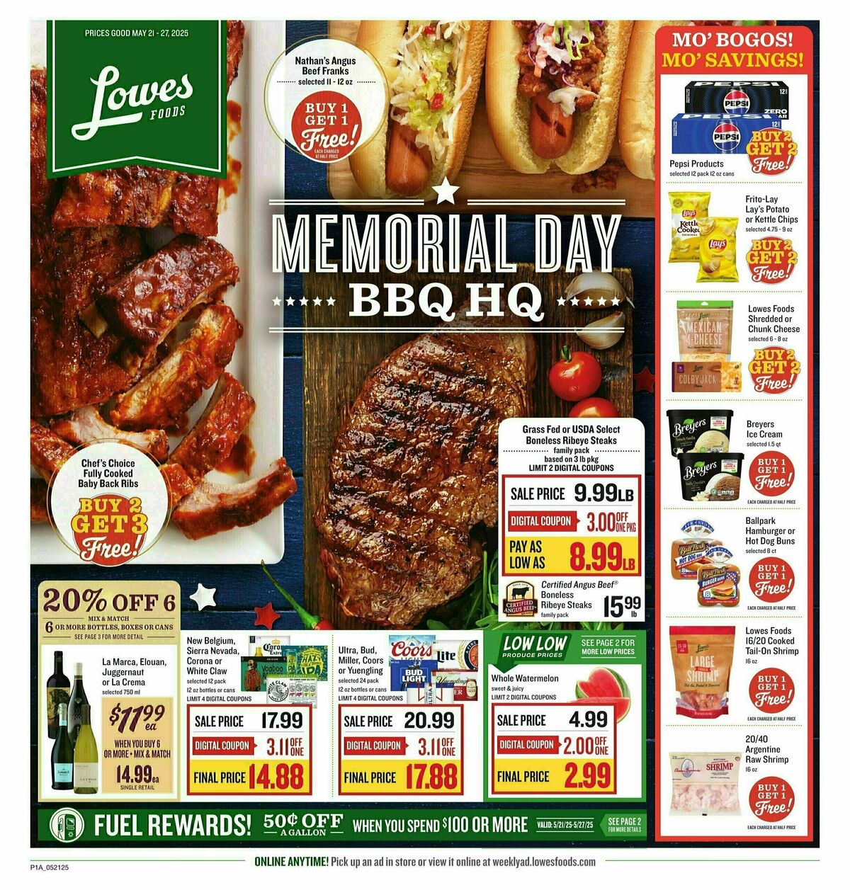Lowes Foods Weekly Ad from May 21