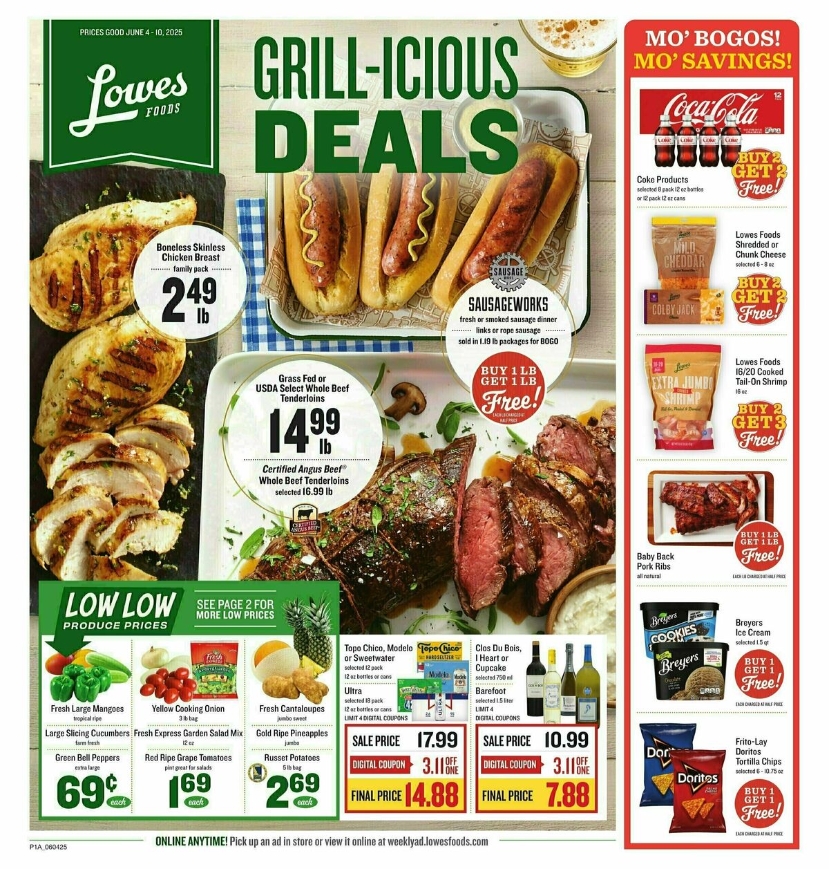 Lowes Foods Weekly Ad from June 4