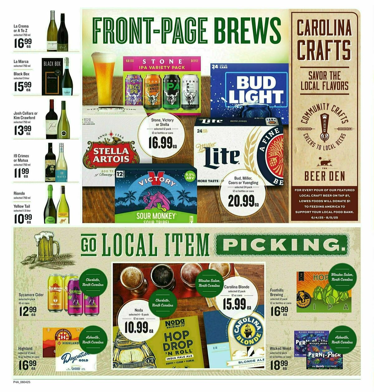 Lowes Foods Weekly Ad from June 4