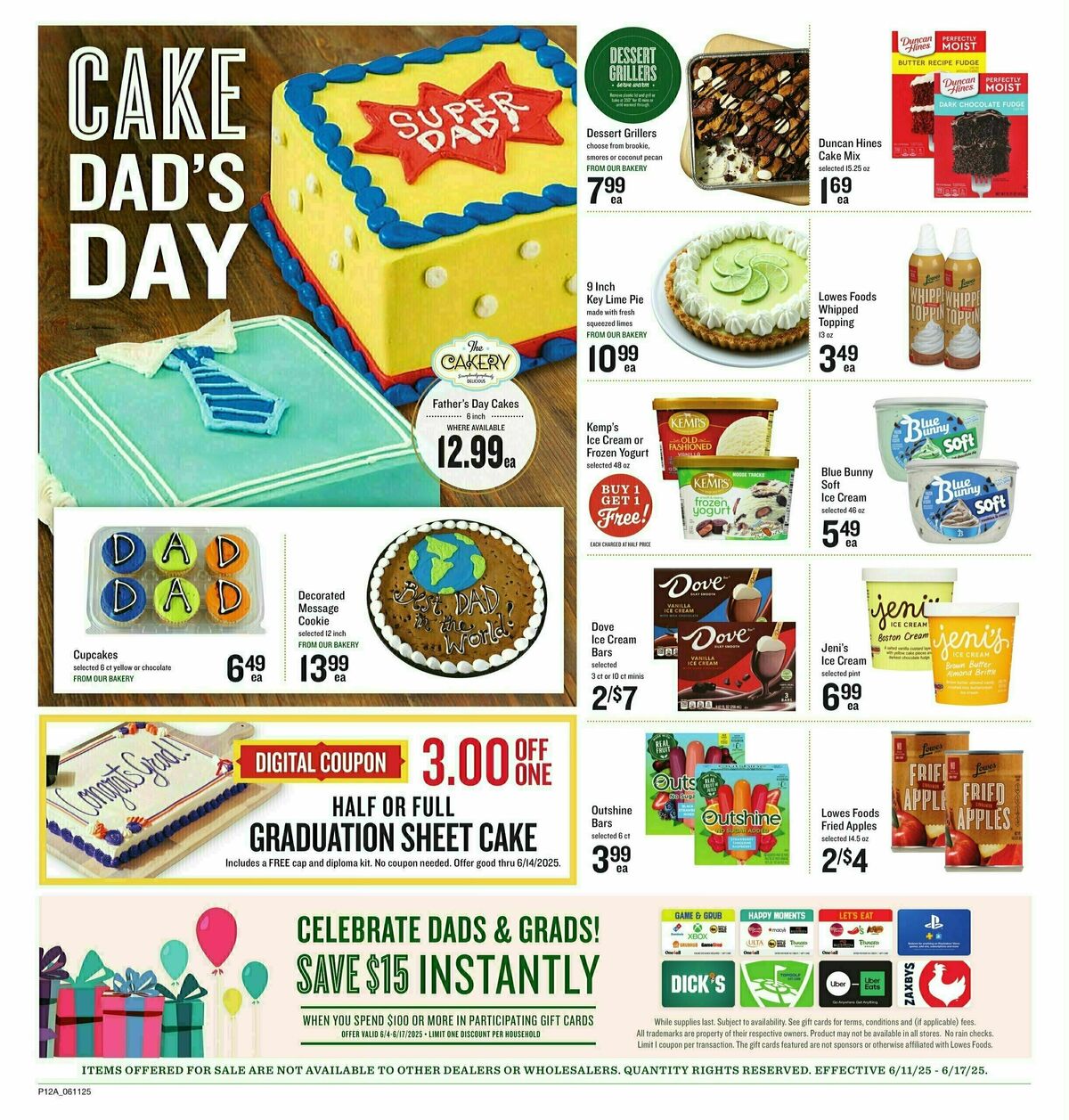 Lowes Foods Weekly Ad from June 11