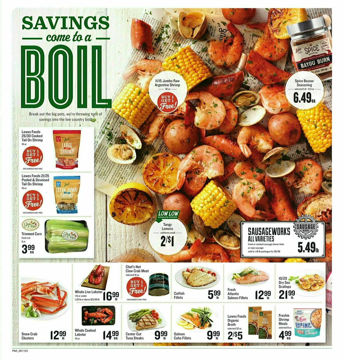 Lowes Foods Weekly Ad from June 11
