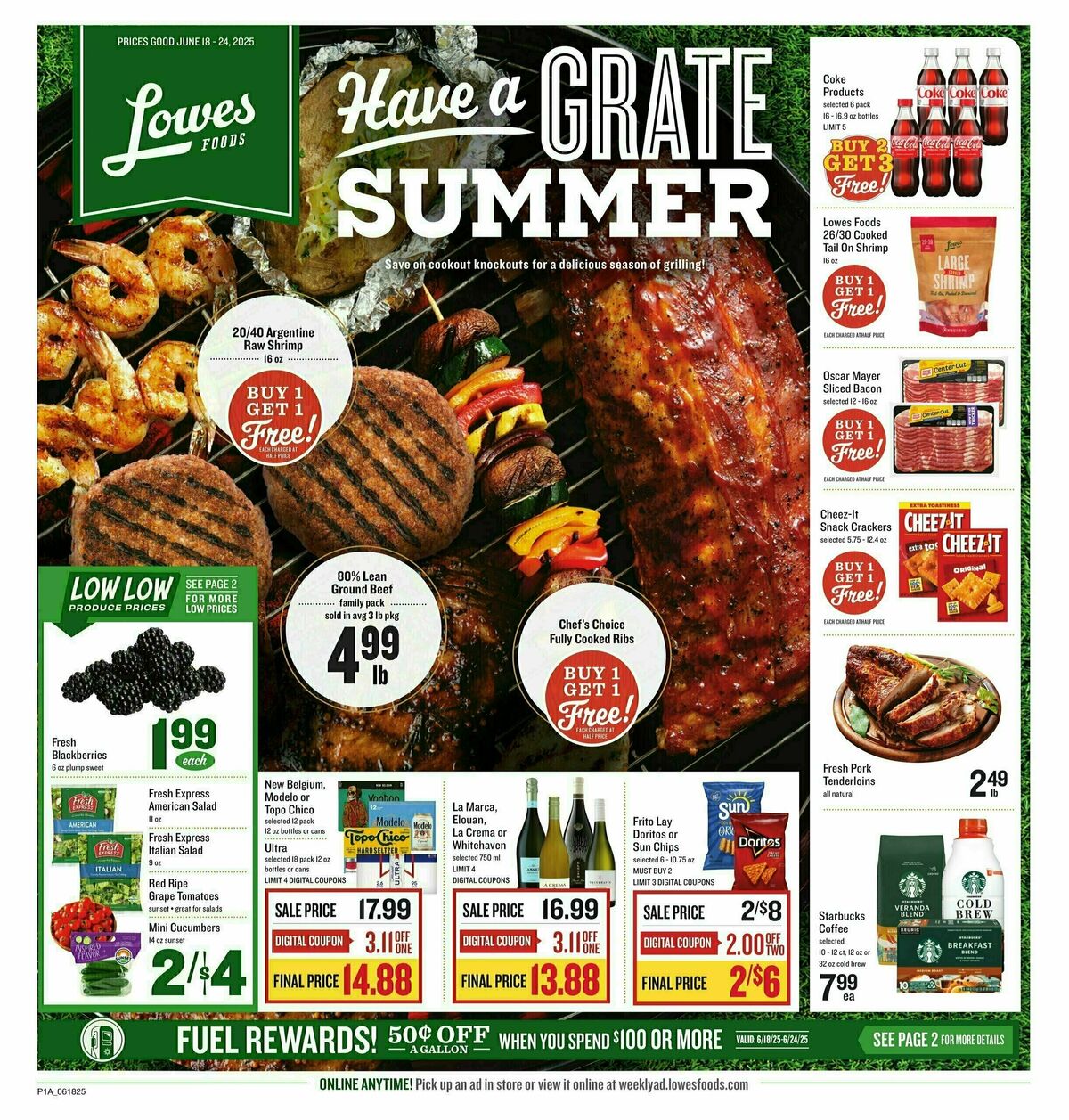 Lowes Foods Weekly Ad from June 18
