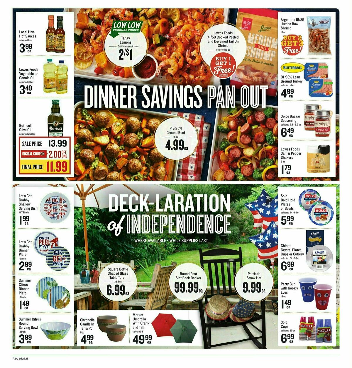 Lowes Foods Weekly Ad from June 25