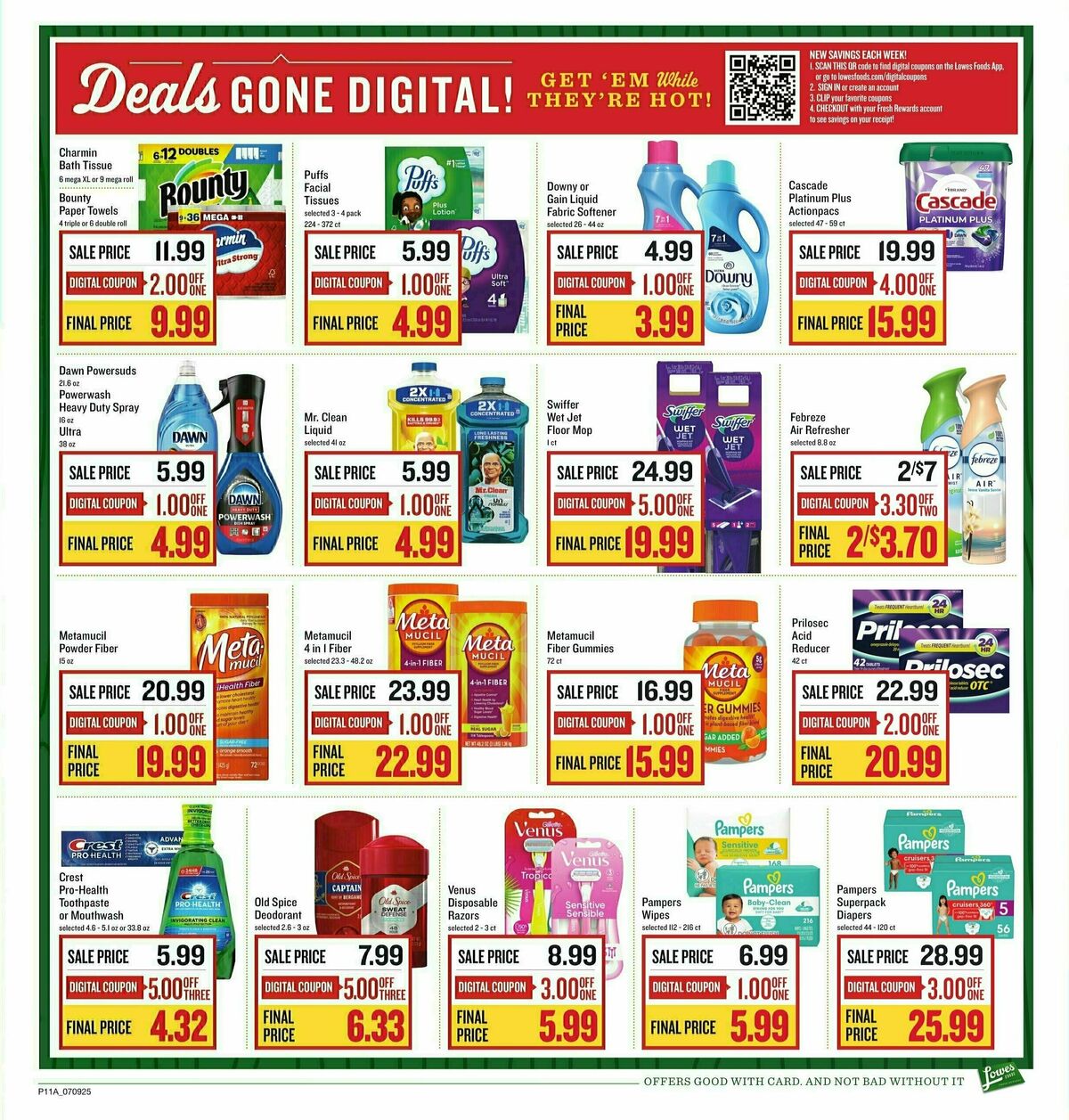 Lowes Foods Weekly Ad from July 9