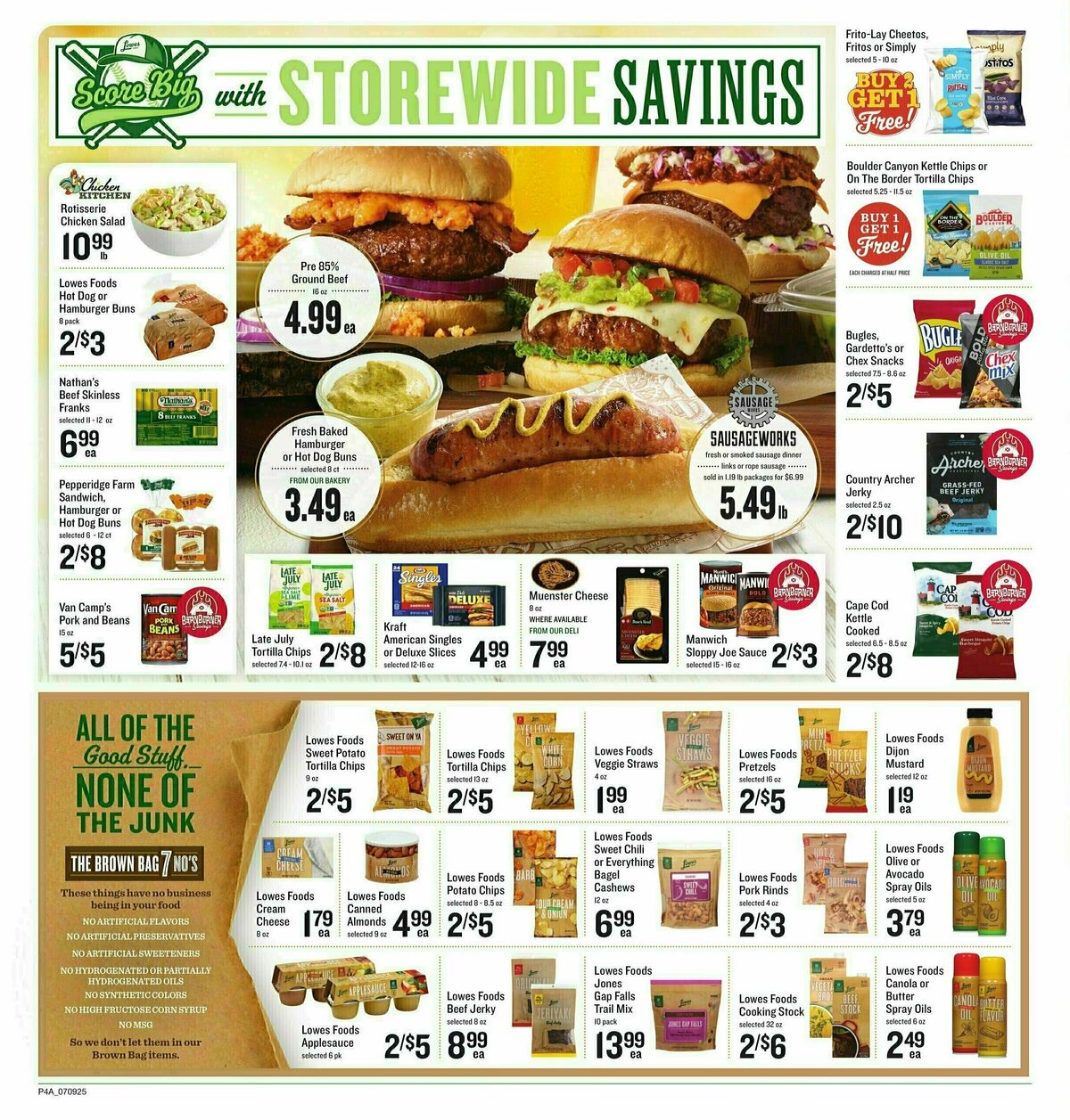 Lowes Foods Weekly Ad from July 9