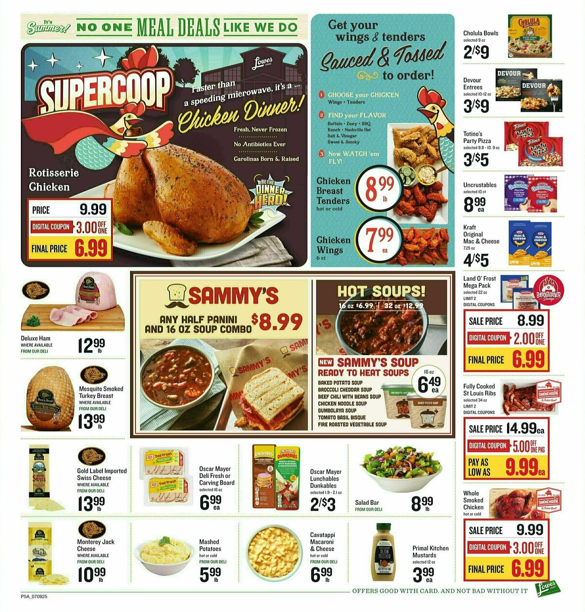 Lowes Foods Weekly Ad from July 9