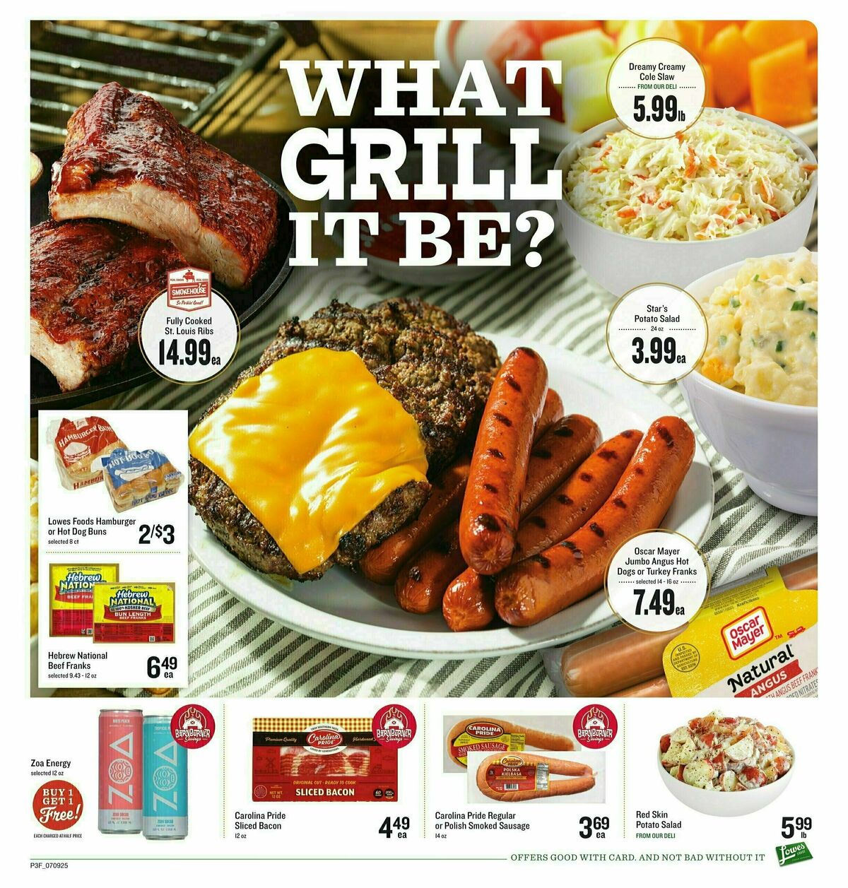 Lowes Foods Summer Grilling Weekly Ad from July 9