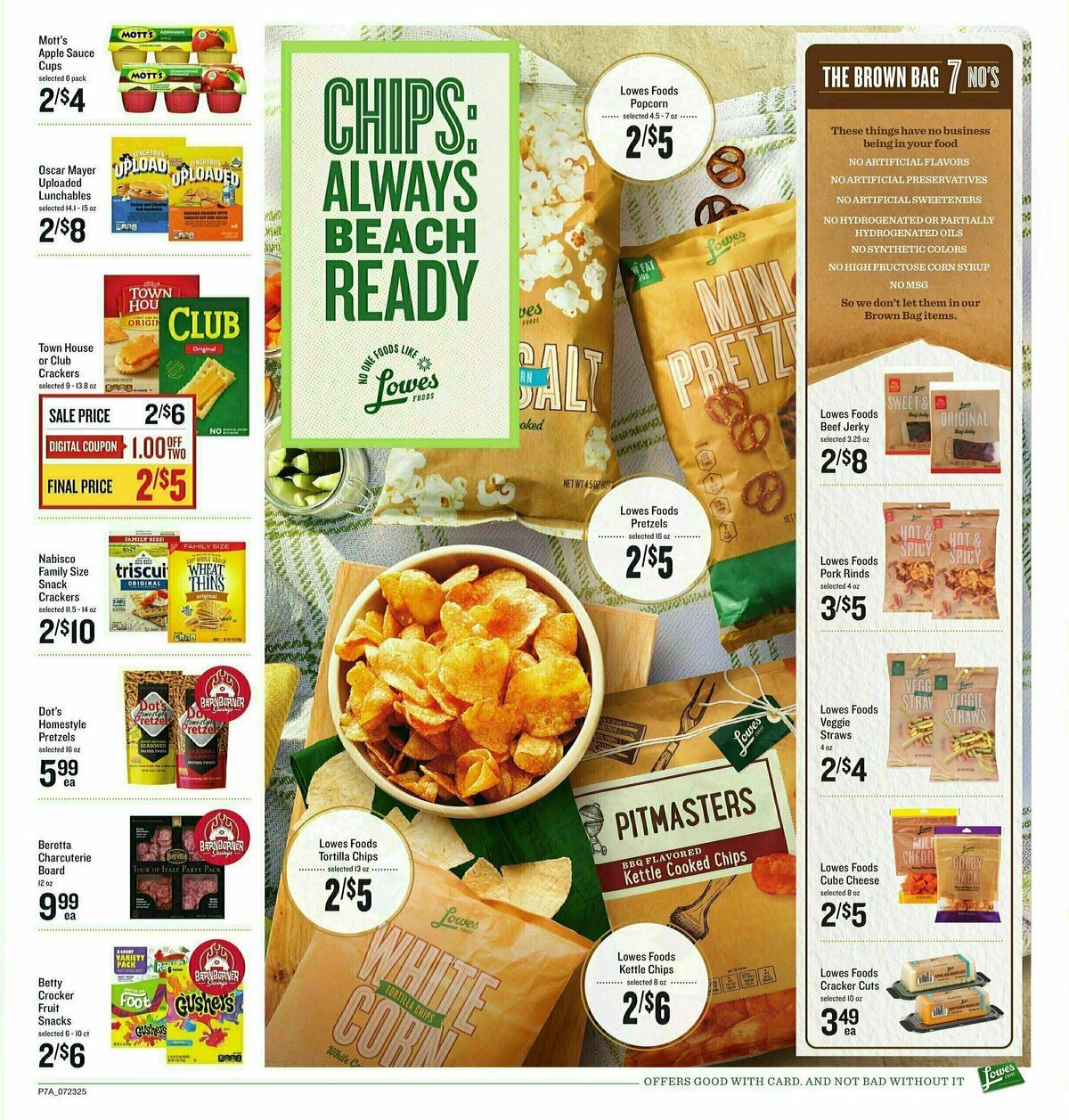 Lowes Foods Weekly Ad from July 23