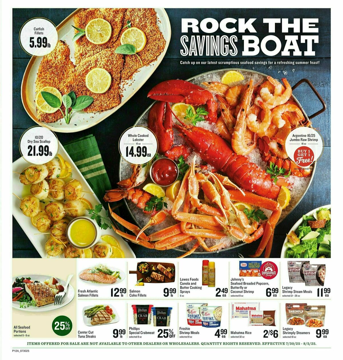 Lowes Foods Weekly Ad from July 30