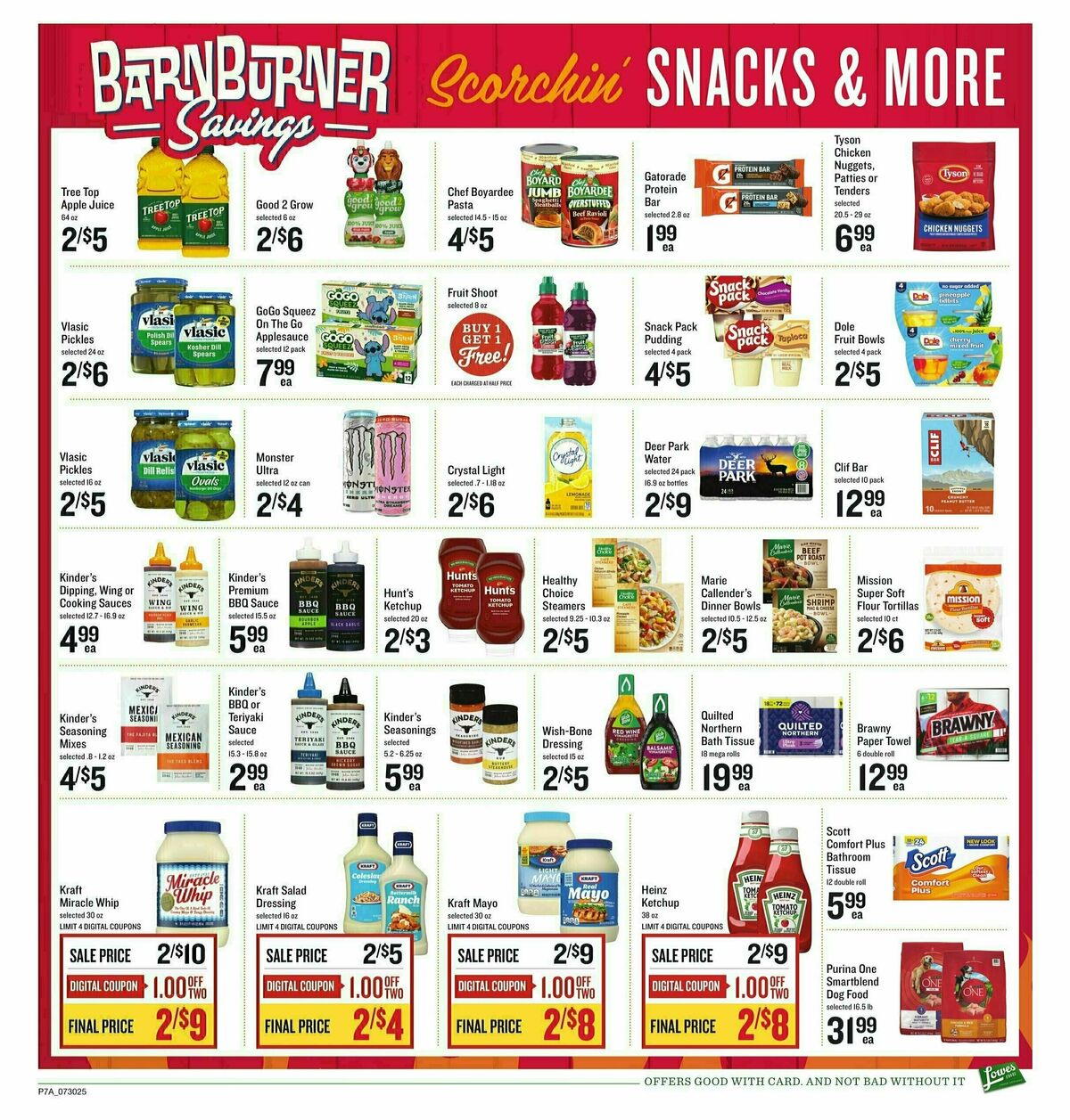 Lowes Foods Weekly Ad from July 30