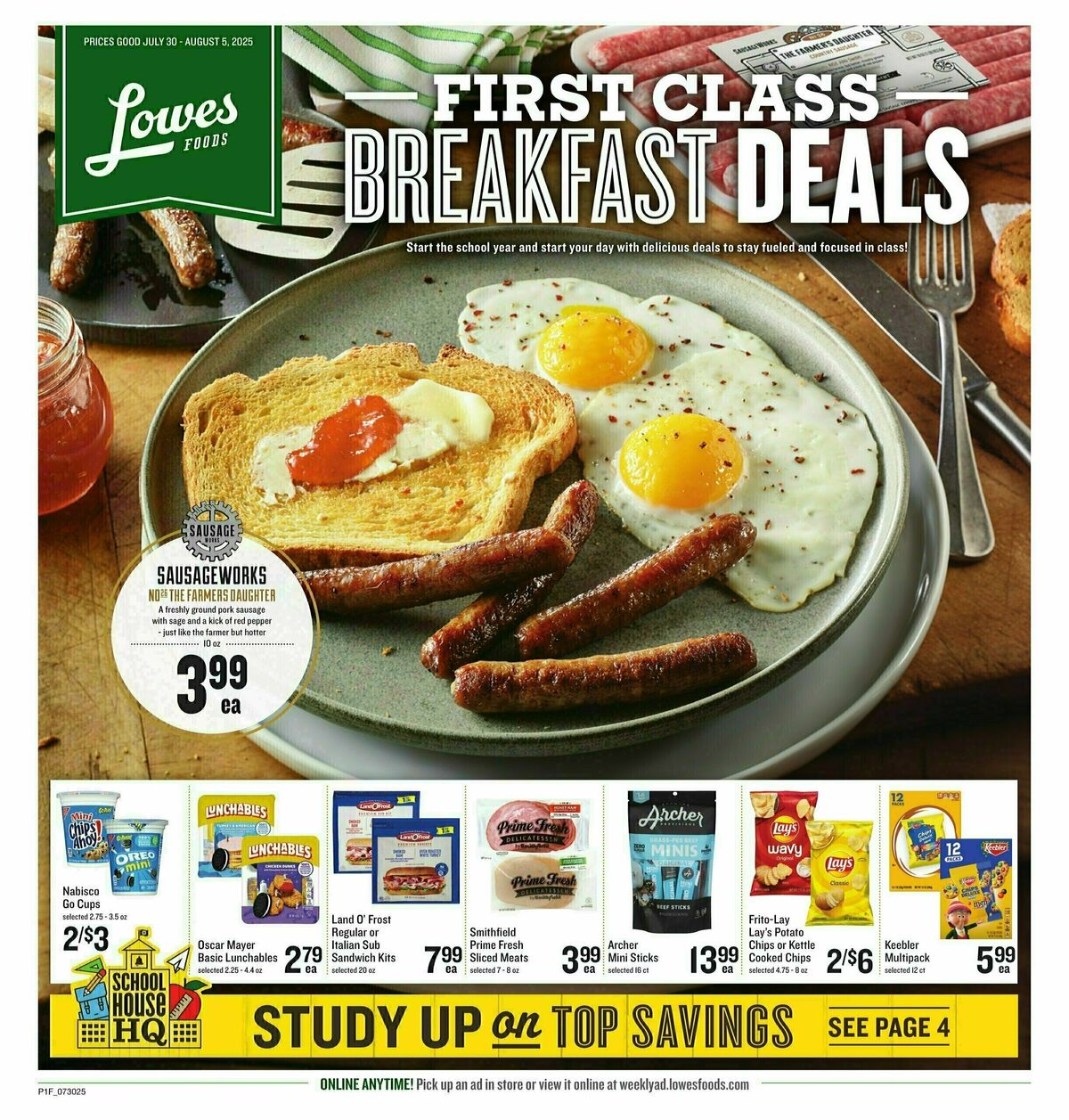Lowes Foods Weekly Ad from July 30
