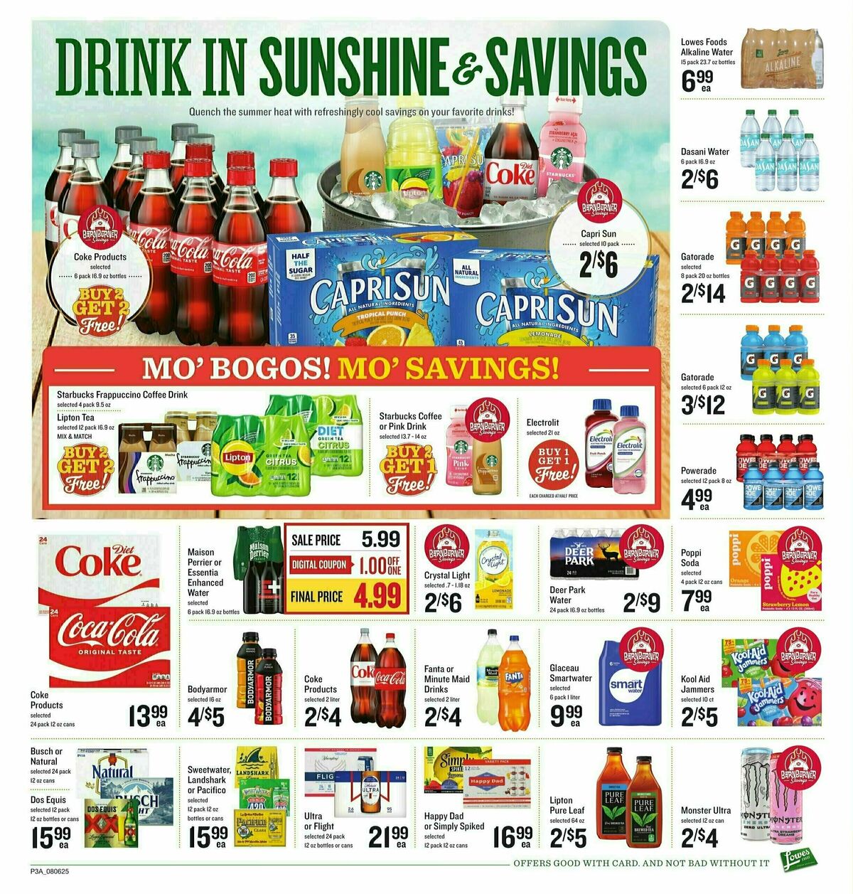 Lowes Foods Weekly Ad from August 6